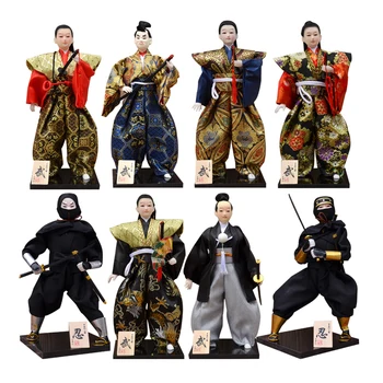 30 cm Tradicionalni Japonski Samuraj Ninja Figurice Kipi Japonske Lutke Okraski Suši Restavraciji Doma, Okras, Darila