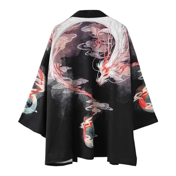 3D Tiskanje Japonski Moški Ženske Jopico Tradicionalnih Kimonos Japonski Kimono Yukata Azijskih Oblačila Tanke Priložnostne Svoboden Poletje Majica XXL