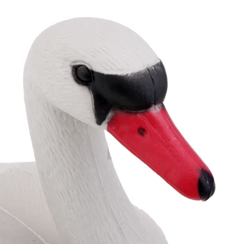 3D Veren Plavajoče Swan Vaba Za na Prostem Lov Vrt Decors