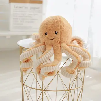 40-80 cm Lep Simulacije hobotnica Obesek Pliš Plišaste Igrače Mehko Živali Domov Dodatki Srčkan Živali Lutka Otrok Darila