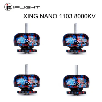4pcs IFlight XING NANO 1103 8000KV / 10000KV 2-3S CW Nit Brushless Motor za RC CineBee 75HD ali podobnih FPV Dirke Brnenje
