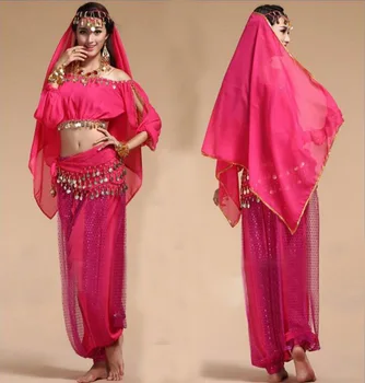 4pcs/Set 2020 Nov Prihod Seksi Orientalski Ples Trebuh Obleke za Ženske, ki Plešejo Poklic bellydance Kostume Načrta za Ženske