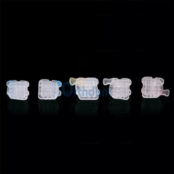 5 Škatle Zobni Keramični Oklepaji Oklepajih ORMAER Zobni Ortodontskega Nosilec Naramnicami Roth/MBT 022 Kavljem 3-4-5