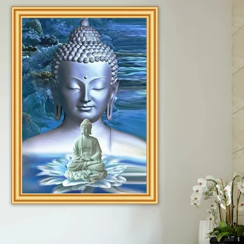 5D DIY Diamond Slikarstvo Verske Buda Navzkrižno Šiv Celoten Komplet Svedrov Kvadratnih Diamond Vezenje, Mozaik, Art Slika Dom Dekor