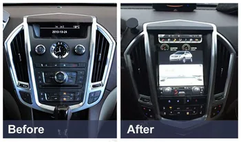 6+128G Tesla Zaslon Za leto 2009 2010 2011 2012 Cadillac SRX Android10 Enota Avto Multimedijski Predvajalnik, GPS, Audio Stereo Radio Vodja enote