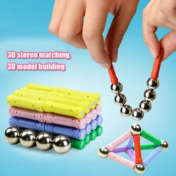 60pcs/set New Vroče prodaje Otrok inteligence igrača izobraževalne igrače, magnetna palica najljubše darilo