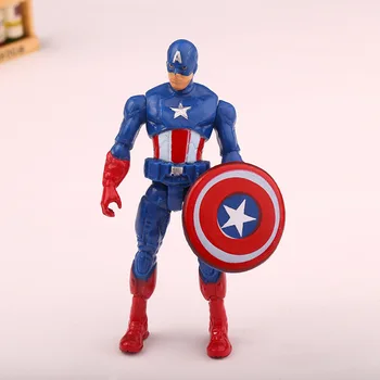 6pcs/Vrečko Marvel Avengers Infinity Vojne Iron Man Superheroj Ameriški Kapetan Thor Dejanje Slika Lutke Otrok Darilo Fant Igrače