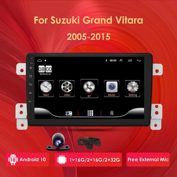 9 inch Android10 Fit Suzuki Grand Vitara Suzuki 2005 2012 2013 Avto Radio Večpredstavnostna Video Predvajalnik Navigacija GPS 4G Nav