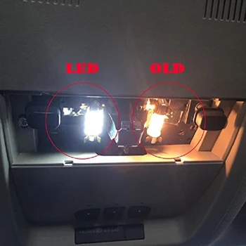 9pcs LED Sijalke Notranje zadeve Komplet Za leto 2010 2011 2012 Mazda 3 Limuzina ali Hatchback Zemljevid Dome registrske Tablice Lučka Bela Blub, 12V