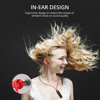 ANMONE BT315 Bluetooth Slušalke za v uho Brezžične Slušalke z mikrofonom Bas Šport Magnetni Slušalko v Uho Čepkov za Mobilne Telefone