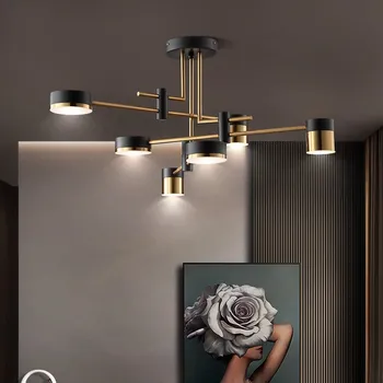 Artpad LED Lestenec Razsvetljavo Moderno dnevno Sobo, Kuhinjo, Notranjo Dekoracijo Kovinskih Svetlobe Napeljave 4/6/8 Glav 3 Barve Zatemniti
