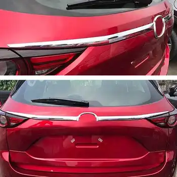 Autoleader 2pcs/set Trunk Trakovi Chrome Zadnja vrata prtljažnika Okraskov Dekoracijo Za Mazda CX5 KF 2017 2018