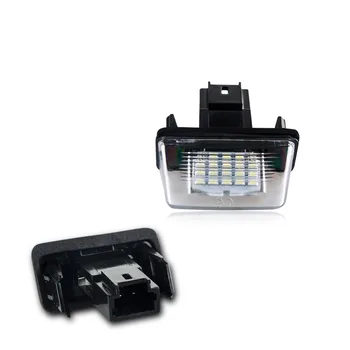 Avacom 2PCS LED Avto Tablice Luči 6500K Bela Za Peugeot 206/207/407/406/307/306/308/5008 Citroen Picasso C3/C4/C5