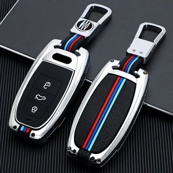 Avto Ključ Primeru Zajema Ključne Vrečko Za Audi a1 a3 8v a4 b8 b9 a5 a6 a7 v3 v5 v7 tt Auto Dodatki Imetnik Lupini Keychain Zaščito