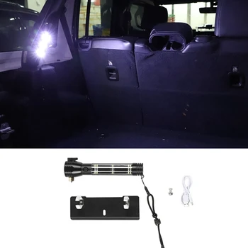 Avto LED Svetilka Sončne Energije v Sili Multifunkcijski za Jeep Wrangler JL 2018-2020
