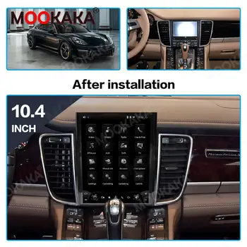Avto Multimedijski Predvajalnik, Stereo GPS DVD Navigacijski 64GB Android 9.0 Zaslon za Porsche Panamera 970 G1 2010-2016 DSP glavne enote