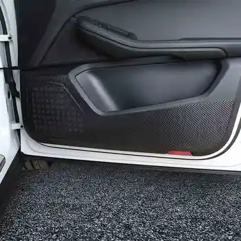 Avto Styling Vrata Anti-Kick Varstvo Film Za Porsche Macan Nič Ogljikovih Vlaken Varstvo Nalepka