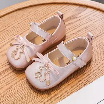 Baby dekle usnjeni čevlji dekleta enotno čevlji princesa mehko dno 2020 spomladi in jeseni nove priložnostne baby non-slip malčke športni copati
