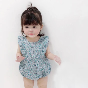 Baby Dekleta, Otroci Pižame Cvet Japonske Cvetlični Kimono Romper Bombaž Oblačila Za Dojenčka Dekleta Fant Bebes Otrok Romper Oblačila