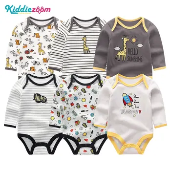 Baby Girl Obleke Samorog Bodysuits 0-12M Roupas de bebe Baby Boy Oblačila Trak Jumpsuit Novorojenčka Bombaž Babywear Dekliška Oblačila
