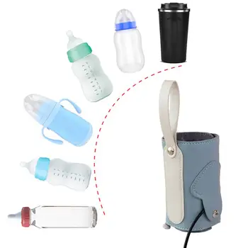 Baby Steklenice Toplejše Vrečko Izolirana Prenosni USB Mleka Ogrevanje Vrečko Nosilec Za Potovanja