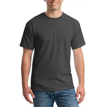 Barva Bombaž Kakovosti moška T-shirt Priložnostne Kratkimi Rokavi, Posadke Vratu Moški Tees WX26