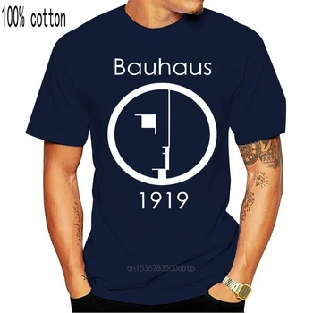 Bauhaus T-shirt Novo Črno Logo Majica s kratkimi rokavi Gothic Rock Punk 1919 Peter Murphy Novo Čisti Bombaž, Kratke Rokave Hip Hop Modni T-Majice