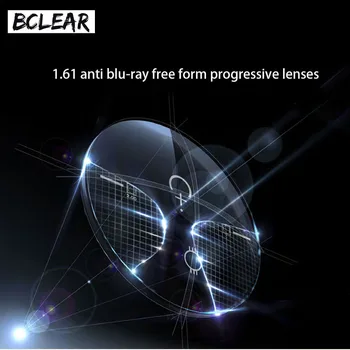 BCLEAR 1.61 lomni količnik anti blue ray postopno leče videti daleč sredini bližini cut off modra svetloba zaščita oči očala nova