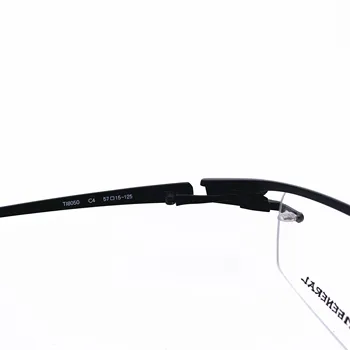 Belight Optični Japonska Oblika Športne Titana Pol Rimless Okvir Moških Recept Pol Očala Retro Optičnih Očal 8050