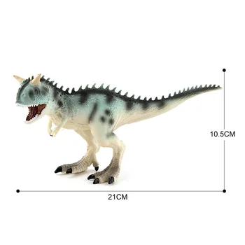 Big Carnotaurus Jurassic Dinozaver Simulacije Igrača Mehko PVC Plastike Ročno Poslikane Živali Model Igrače za Otroke, Otroci Božič Darilo