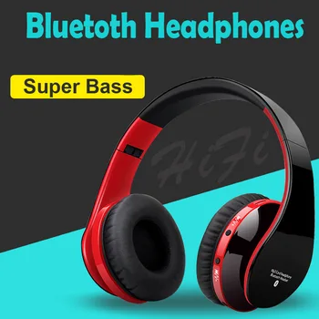 Brezžične Bluetooth Slušalke Otrok Slušalko Bluetooth 4.1 Stereo Mikrofon za Glasbo Zložljive Šport Slušalke Žične Slušalke