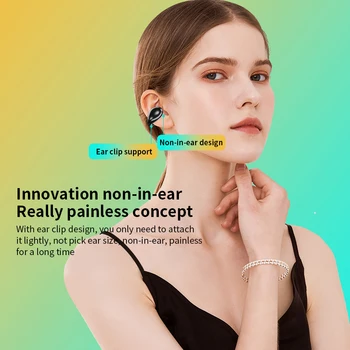 Brezžične Slušalke z Mikrofonom Šport Nepremočljiva TWS Bluetooth Slušalke Touch Kontrole Čepkov za Iphone, Samsung Xiaomi