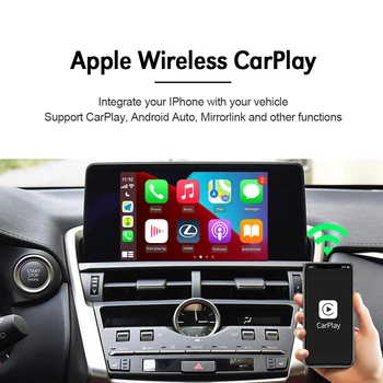 CarlinKit Brezžičnega Sprejemnika, Apple Carplay/Android Auto Za Lexus GS/LS/ES/JE/UX/LX/RC/NX/CT/RX/LC-2019 Večpredstavnostna Mirrorlink