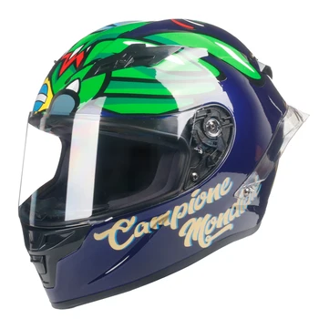 Casco moto poln obraz Motoristična Čelada ogljikovih barvanje površine capacete Motociclista dirke Moto čelada Čelada
