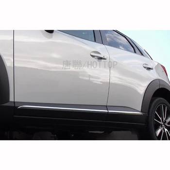 Chrome Modeliranje Vrata Telo Trakovi Za Mazda CX-3 leta 2016 2017 Pribor Trim Zajema Avto Styling