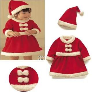Deklice Božični Kostumi otroško igro Božiček Obleko Dečke Uspešnosti Obleko Malčka Dekle Oblačila Malčka Fant Obleke