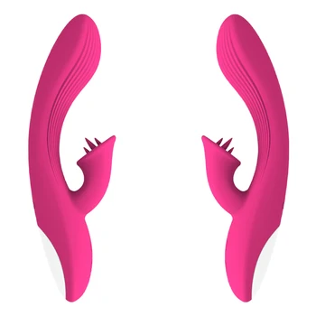 Dildo, Vibrator Za Pare Erotične igrače Dvojno Silikonsko Wibrator Massager USB Zaračuna nepremočljiva Adult Sex Igrače za Ženska Orgazem