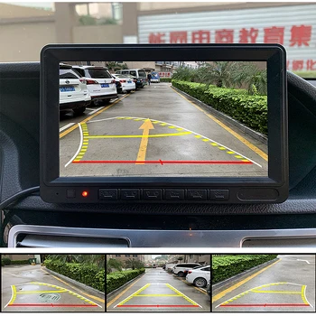 Dinamični inteligentni Poti Skladbe Pogled od Zadaj Kamero Pomožno Vzvratno Parkiranje Kamera Za Toyota RAV4 RAV-4 2000-2012