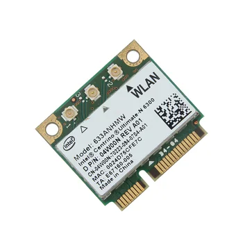 Dual band Wireless-N Za Intel 6300 633ANHMW 450Mbps Wifi kartice Mini PCI-E Brezžična Kartica 802.11 a/g/n, 2.4 G/5 G