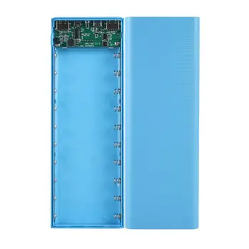 Dvojno USB LCD Moči Banke Lupini 10x18650 Baterije, Ohišje Polnilnika Polje Pribor W91A