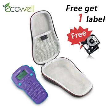 Ecowell Prenosni Potovalna torba za Dymo LabelManager 160 280 D1 45013 LM160 Oznaka Maker EVA Primeru Zaščitna Izvajanje Škatla za Shranjevanje