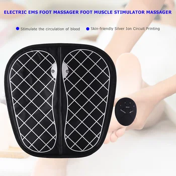 Električni Stopala Massager Noge EMS Stopala Stimulator Mišic Stopala Masaža Sproščujoče Tlak Brezžični Vibracije Mat Zdravstvenega Varstva