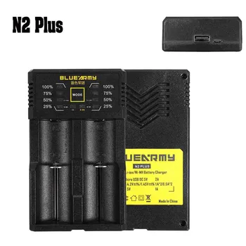 Eno Dvojno Režo za Baterijo, Polnilnik USB Za 18650 26650 IMR/Li-ion/Ni-MH/Ni-Cd Polnilna Baterija Smart Polnilec