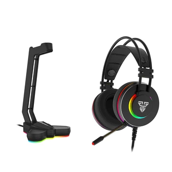 FANTECH RGB Slušalke Rack in HG23 Gaming Slušalke 7.1 Surround Slušalke z Mikrofonom za Igro Igralca