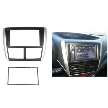 Fascias za Subaru Gozdar 2009-2013 Subaru Impreza 2007-2012 Double Din Radio Okvir nadzorno ploščo za Namestitev Komplet Stereo Plošča