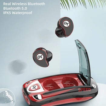 FLUXMOB brezžična tehnologija Bluetooth 5.0 slušalke mega bass TWS HI-fi slušalke čepkov z GT/HITROST modela avtomobila polnjenje primeru za pametni telefon