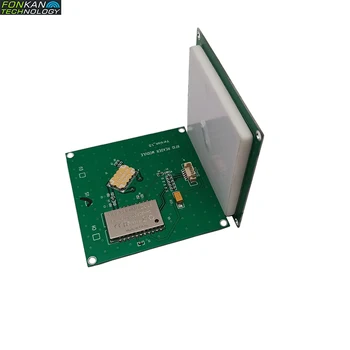 FONKAN ISO18000-6C 3M Rang UHF RFID Integriran modul bralnika TTL232 z antena 4dbi 70*70 MM 865-868Mhz 902-928mhz brezplačno SDK