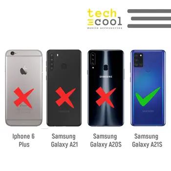 FunnyTech®Silicij ohišje za Samsung Galaxy A21s l deli lego barve