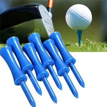 Golf Tees Plastičnih 120 Count 70 mm 83mm Grad Tees Usposabljanje Imetnika Mešane Barve Mini 6 Vrst Outdoor Oprema Pisane Set