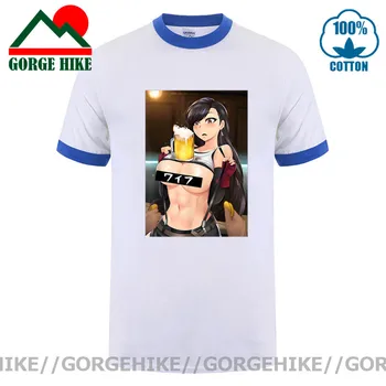 GorgeHike Waifu Materiala majica za moške Hentai Anime Japonskih Pisanja Ecchi Otaku T-shirt Waifu Majica Ahegao Harajuku Tee majica